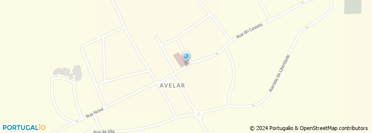 Mapa de Laboratório Tomaz - Análises Clínicas, Avelar