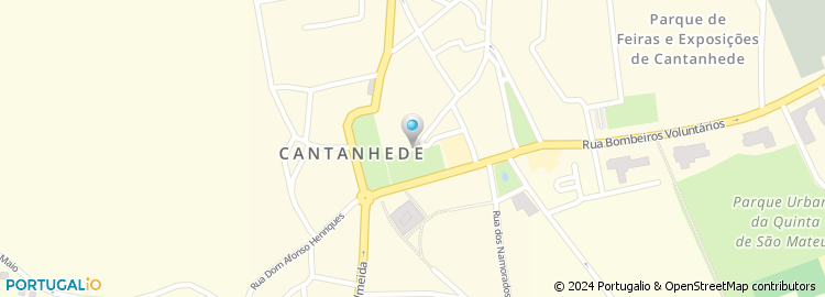 Mapa de Laboratório Tomaz - Análises Clínicas, Cantanhede