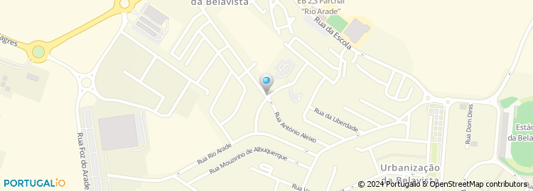 Mapa de Rua Poeta António Aleixo