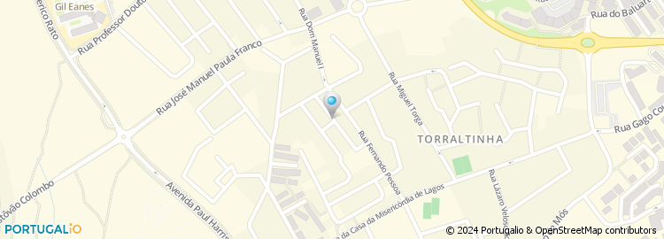Mapa de Acesso de Ligação da Rua Cândido Guerreiro à Rua Florbela Espanca