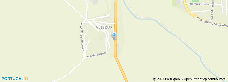 Mapa de Apartado 1170, Aljezur