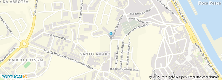 Mapa de Beco de Santo Amaro