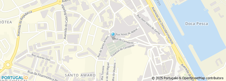 Mapa de Beco do Cemitério