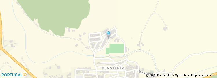 Mapa de Bensafrim