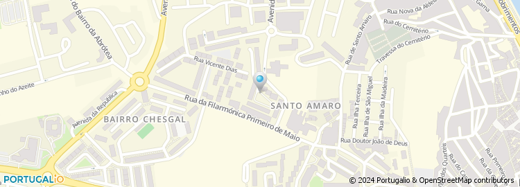 Mapa de Praça António Sérgio