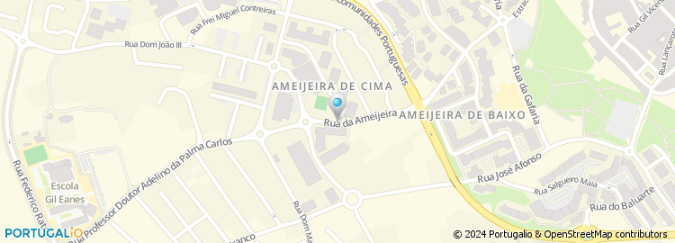 Mapa de Rua da Ameijeira
