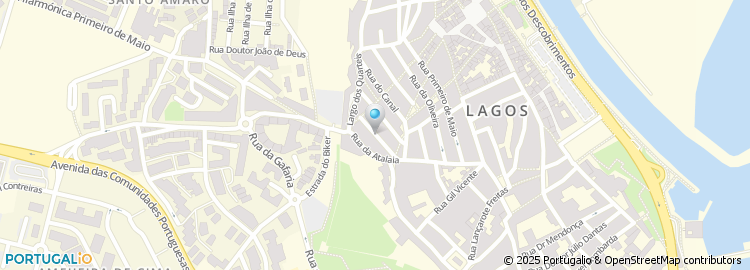 Mapa de Rua das Alegrias