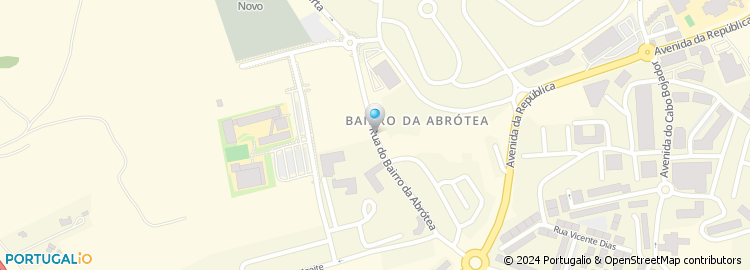 Mapa de Rua do Bairro da Abrótea