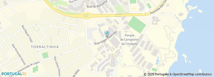 Mapa de Rua Gago Coutinho