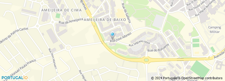 Mapa de Rua José Afonso
