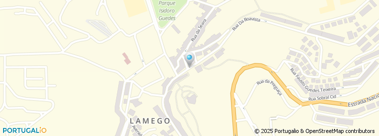 Mapa de Lamego Foot - Escolinha de Futebol, Unipessoal Lda