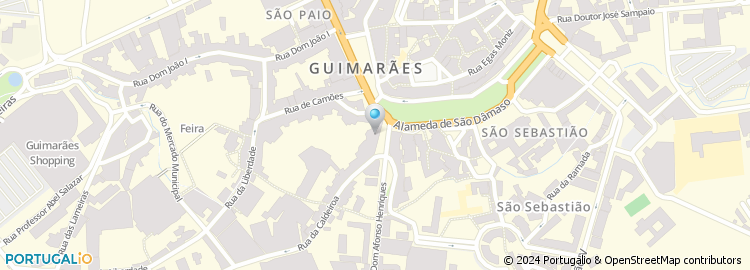 Mapa de Lanidor, Guimarães