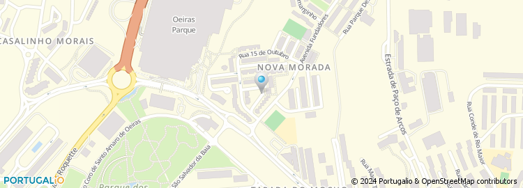 Mapa de Lanidor, Oeiras Parque