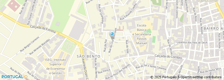 Mapa de Lavandaria Real de São Bento, Lda