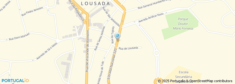 Mapa de Lavandaria RIBEIRA BRANCA