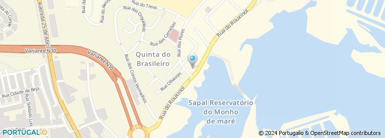 Mapa de Lavandaria Rosa do Sul, Lda