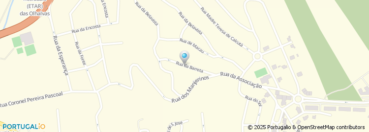 Mapa de Rua da Barreta