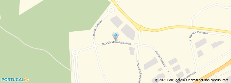 Mapa de Rua da Gândara