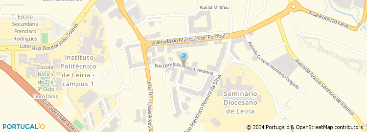 Mapa de Rua Dom João Pereira Venâncio
