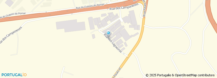 Mapa de Rua dos Lagoeiros