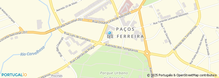 Mapa de Liberty Seguros, Paços de Ferreira