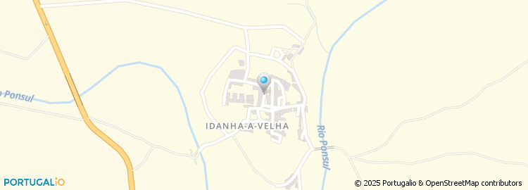 Mapa de Liga dos Amigos da Freguesia de Idanha - A - Velha