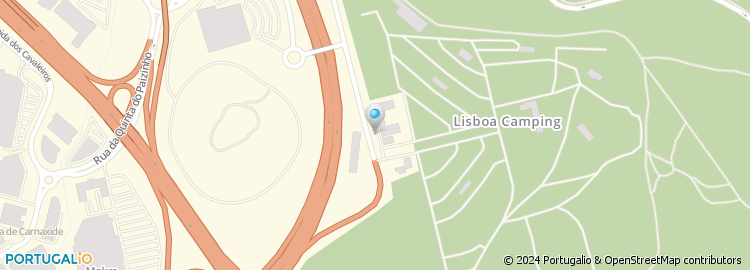 Mapa de Lisboa Camping, Ar Puro Campings