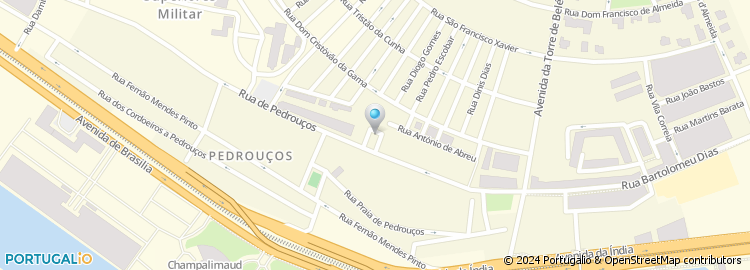Mapa de Apartado 30204, Lisboa