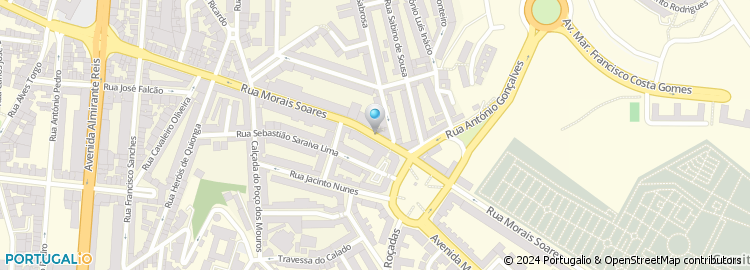 Mapa de Apartado 9135, Lisboa