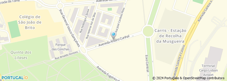 Mapa de Avenida Álvaro Cunhal