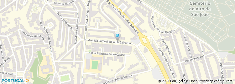 Mapa de Avenida Coronel Eduardo Galhardo