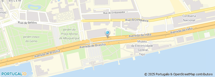 Mapa de Avenida da Índia