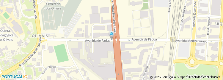 Mapa de Avenida de Pádua