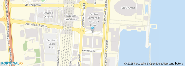 Mapa de Avenida do Pacífico