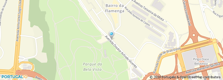 Mapa de Avenida Doutor Arlindo Vicente