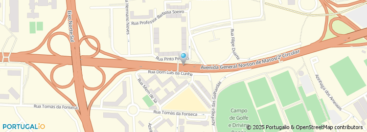 Mapa de Avenida General Norton de Matos