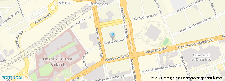 Mapa de Avenida Júlio Dinis