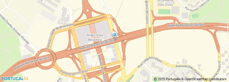 Mapa de Avenida República da Bulgária
