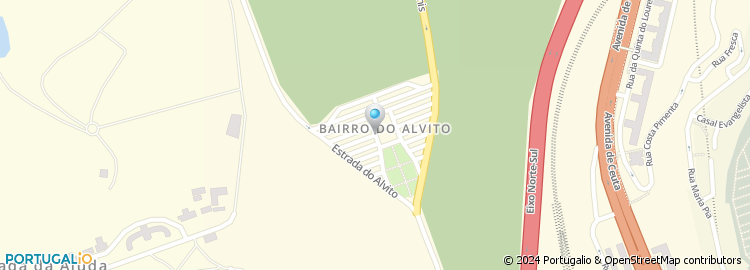 Mapa de Bairro do Alvito