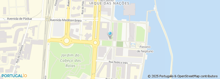 Mapa de Cais dos Argonautas