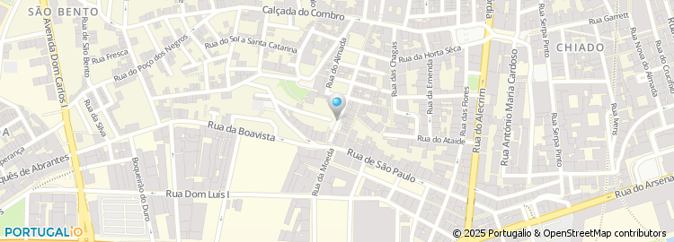 Mapa de Calçada Bica Pequena