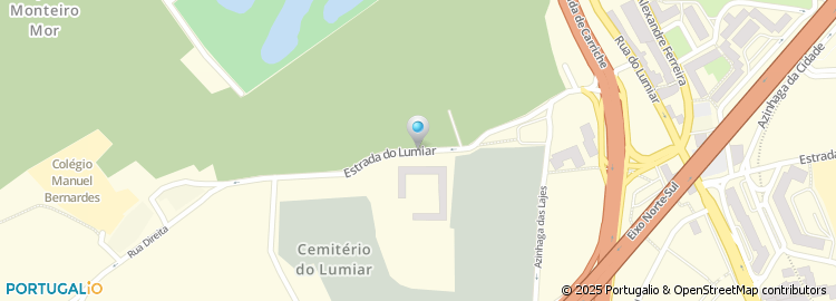 Mapa de Estrada do Lumiar