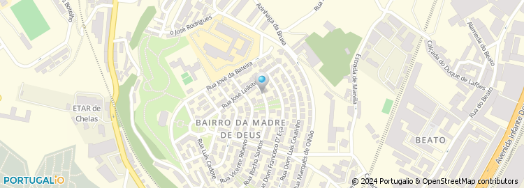 Mapa de Largo Coronel Vasconcelos Dias
