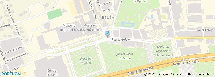Mapa de Largo dos Jerónimos