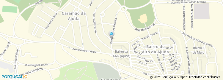 Mapa de Largo Pedro Teixeira