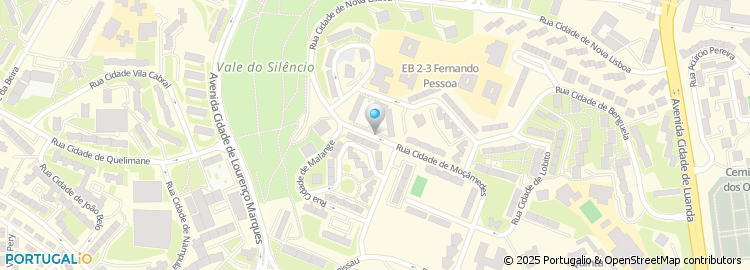 Mapa de Praça Cidade do Luso