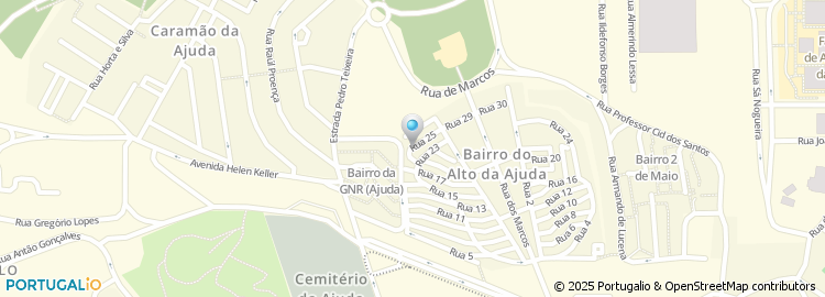 Mapa de Rua 25