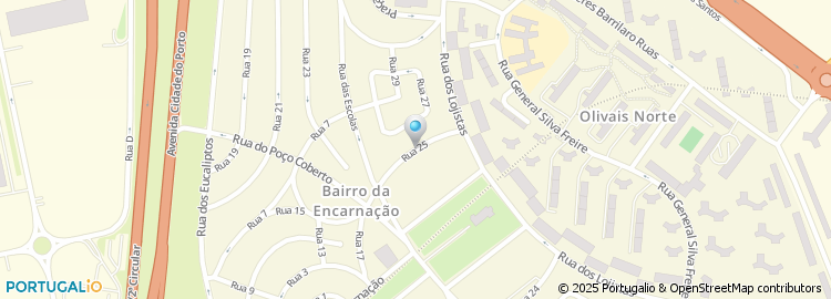 Mapa de Rua 25