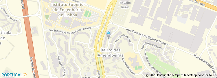 Mapa de Rua Actriz Palmira Bastos