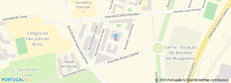 Mapa de Rua Adriana de Vecchi